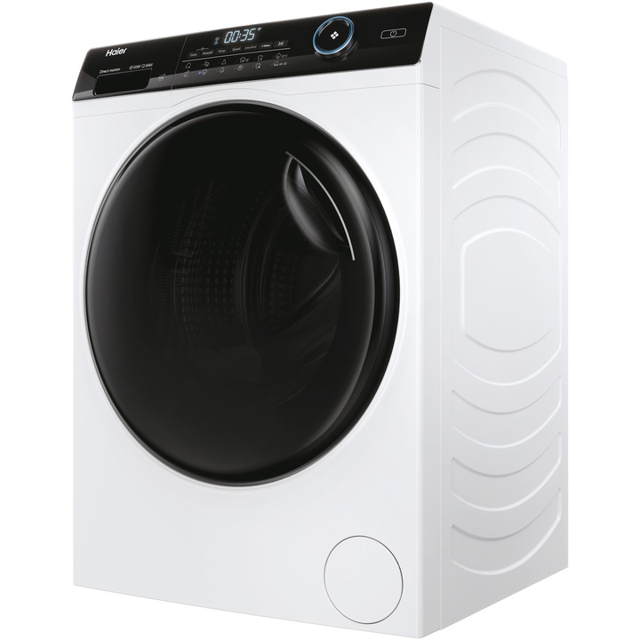 Masina de spalat Haier HW80-B14959EU1-S, 8 kg, 1400 rpm, Motor Direct Motion, Clasa A, Refresh, WiFi, Steam, Alb