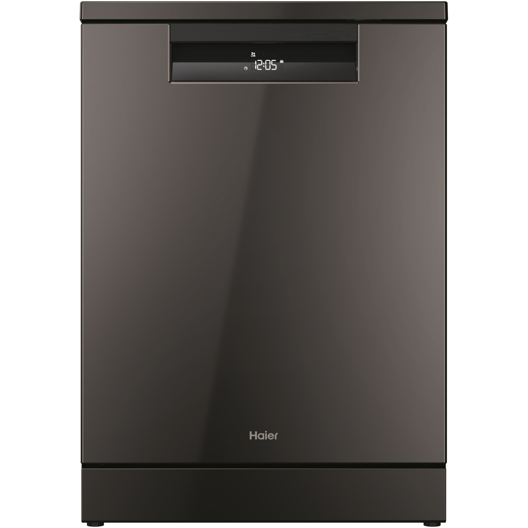 Masina de spalat vase Haier XF 4A4M4PA, 14 seturi, 10 programe, Clasa A, Motor Inverter, WiFi, 10 programe, H-Spray Arm, Flex Zone, Part Light, Powerwash, Automatic Open Door, 60 cm, Antracit