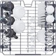 Съдомиялна Haier XF 5C4M1X, 15 комплекта, 10 програми, Клас C, Инверторен мотор, WiFi, H-Spray Arm, Flex Zone, Part Light, Automatic Open Door, 60 см, Неръждаема стомана