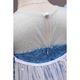Rochie Elsa Frozen 2 pentru Copii, Set cu Peruca, Bijuterii si Accesorii, EvrikaUnity®, Regina Ghetii, Tesatura Premium, 5-6 ani, 130 cm, Albastru/ Mov/ Alb