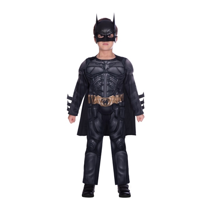 Costum Batman The Dark Knight - Cavalerul negru pentru copii, 8-10 ani, 134 cm