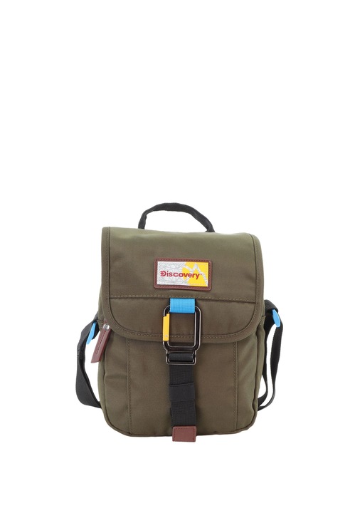 Discovery, uniszex crossbody táska Icon logóval, Khaki