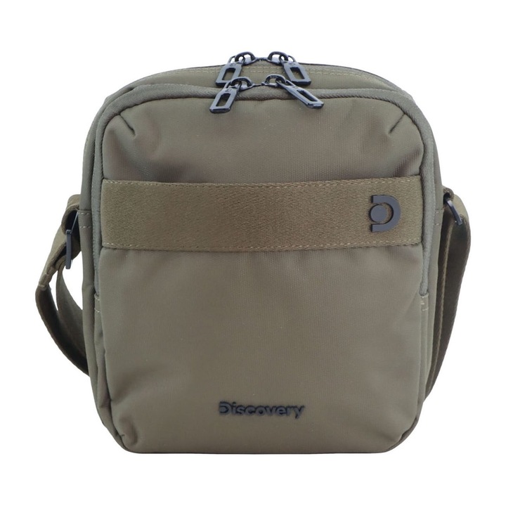 Discovery, Geanta crossbody unisex Downtown 28763, Kaki