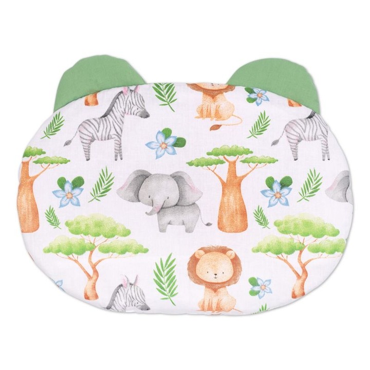 Perna copii cu urechiuse 0-2 ani Kidizi® Safari 38x26 cm