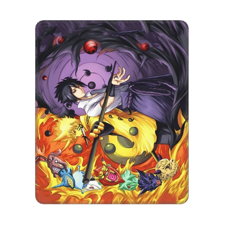 Mousepad Rebaike, antiderapant, cusaturi anti-rupere, viteza inalta de alunecare, 30x25x0.3cm