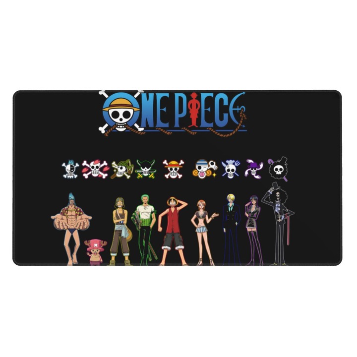 Mousepad Rebaike, 40x75cm, Lycra, Baza Antiderapanta, Margini Intarite, Multicolor