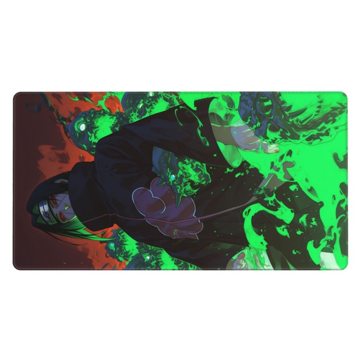 Mousepad Gaming Rebaike, 40x90cm, Suprafata Lycra, Margine Intarita, Multicolor