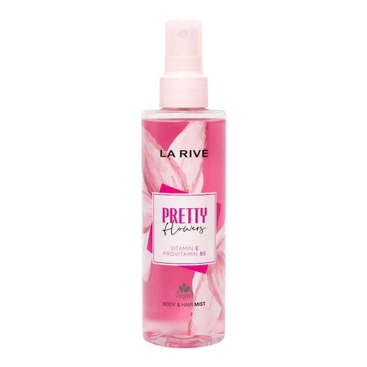 Parfümös test és haj permet, La Rive Pretty Flowers, 200 ml