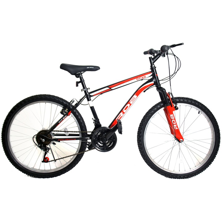 Велосипед MTB RDB Titan 26", Черен/Червен