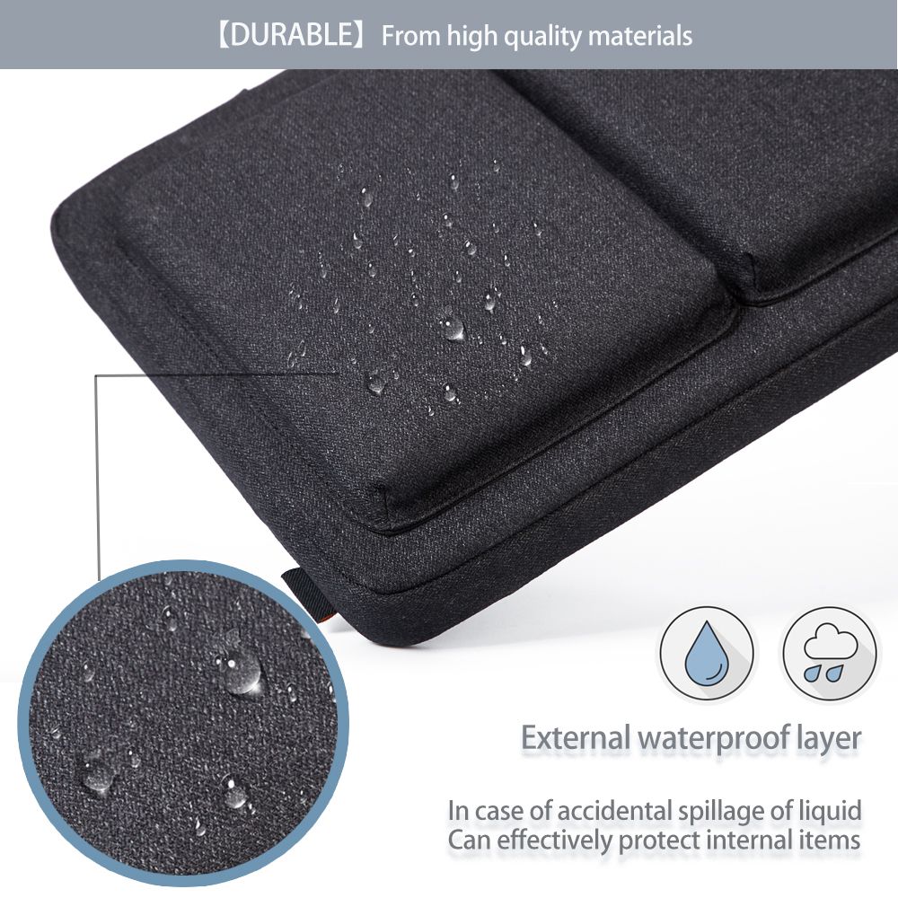 Geanta laptop waterproof, Seine Scene Orleans 16", grey