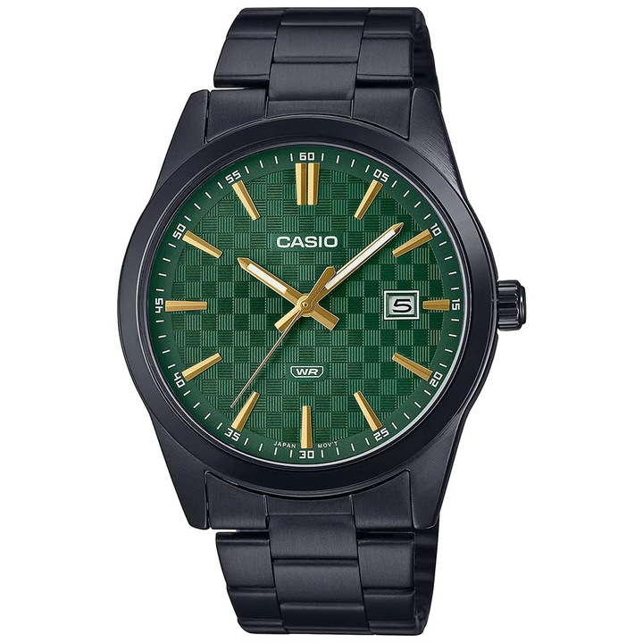 Casio MTP-VD03B-3A férfi karóra, zöld