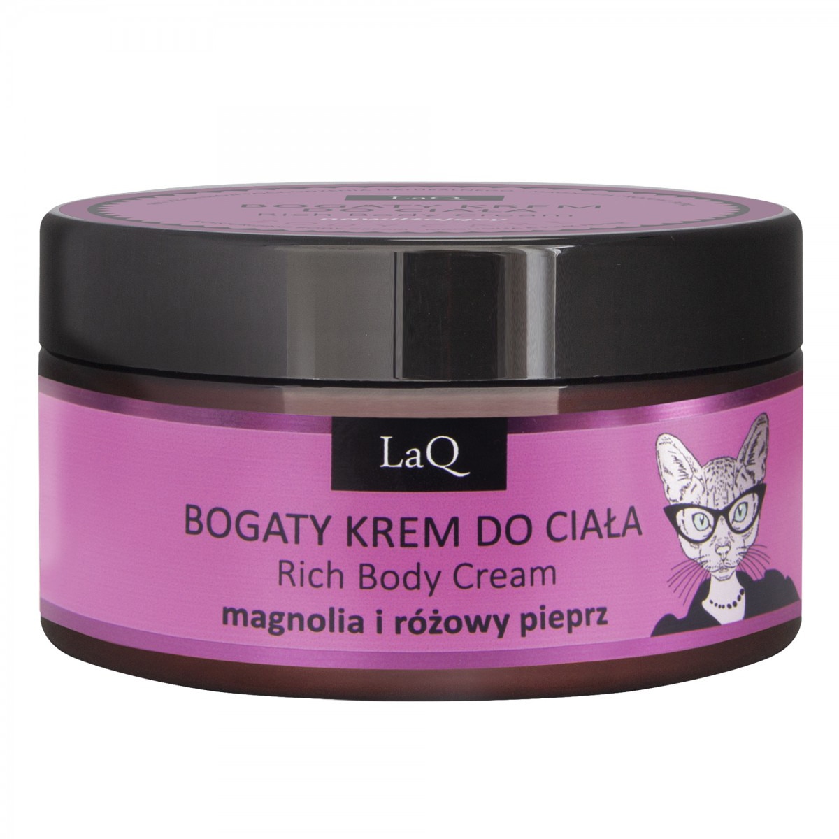 Crema hidratanta pentru corp cu MAGNOLIE SI PIPER ROZ, 200ml| LaQ