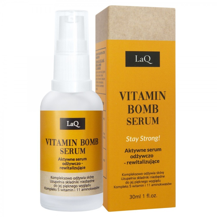 Krémes revitalizáló tápláló szérum VITAMIN BOMB (5. sz.), 30ml, LaQ