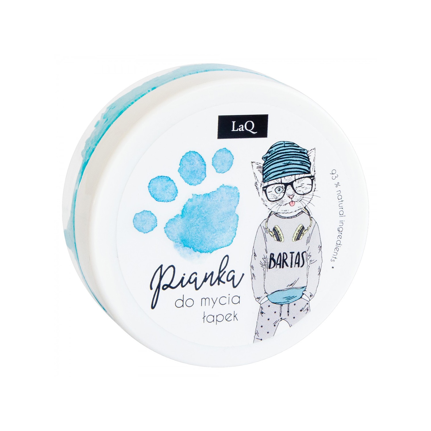 Spuma de curatare naturala ALBASTRA pentru copii, 20g, LaQ