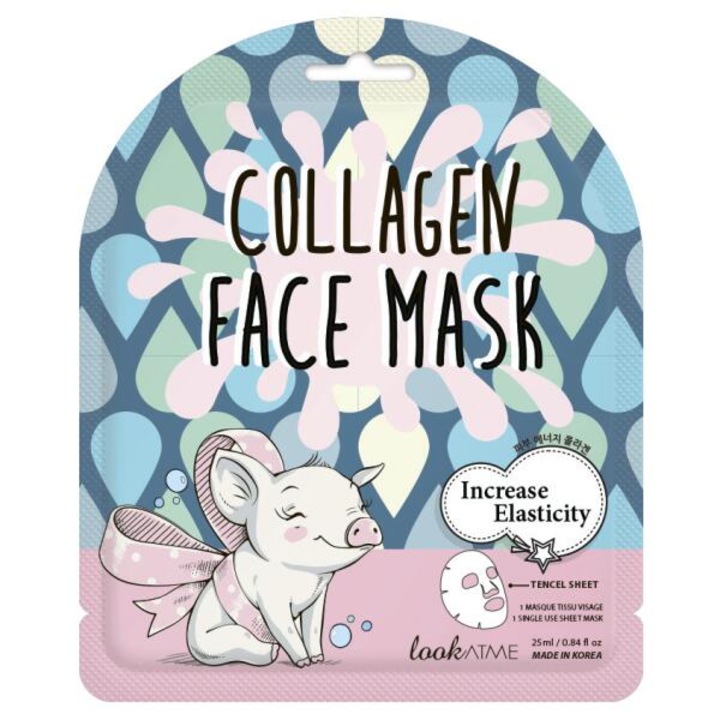 Masca servetel pentru elasticitatea pielii cu colagen, 25ml, Look At Me