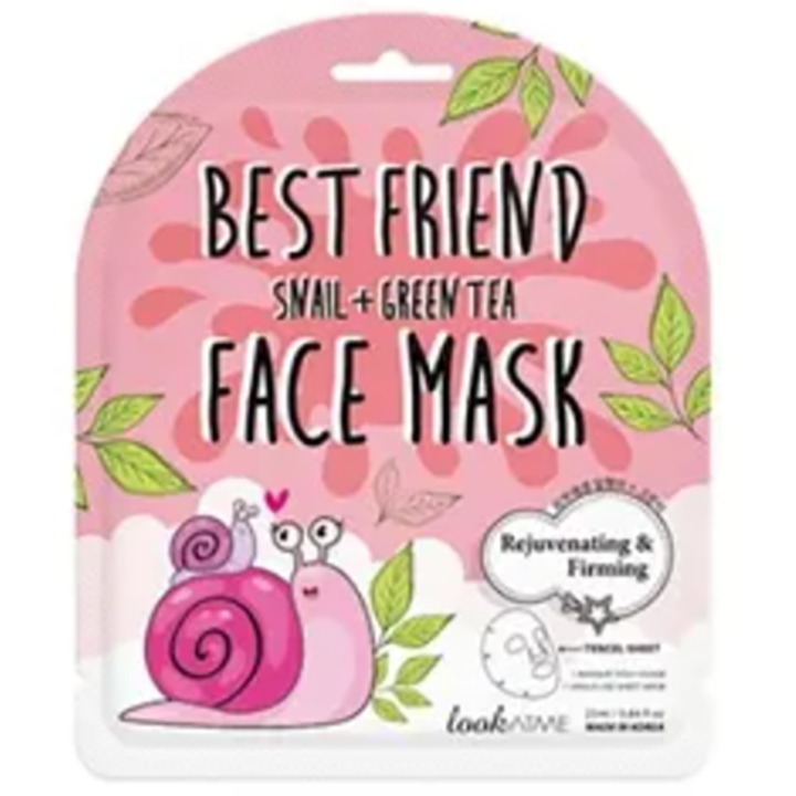 Masca servetel pentru rejuvenare si fermitate cu extract de ceai verde si mucina de melc, 25ml, Look At Me