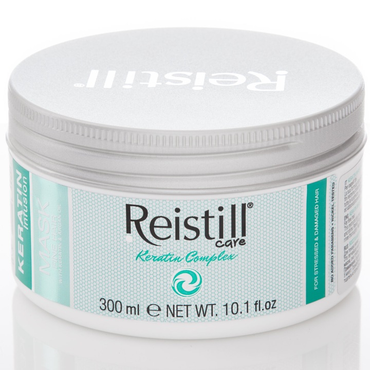 Keratin Infusion – Masca restructuranta cu keratina si ulei de argan pentru parul fin, 300ml, Reistill