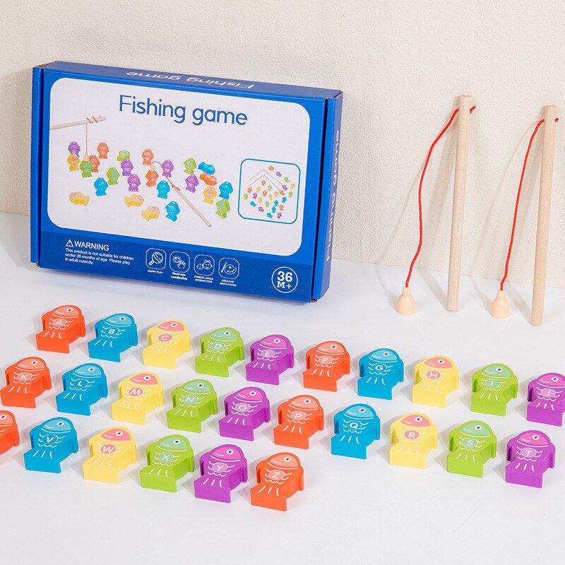 Joc de pescuit magnetic cu litere si cifre fishing Game - eMAG.ro