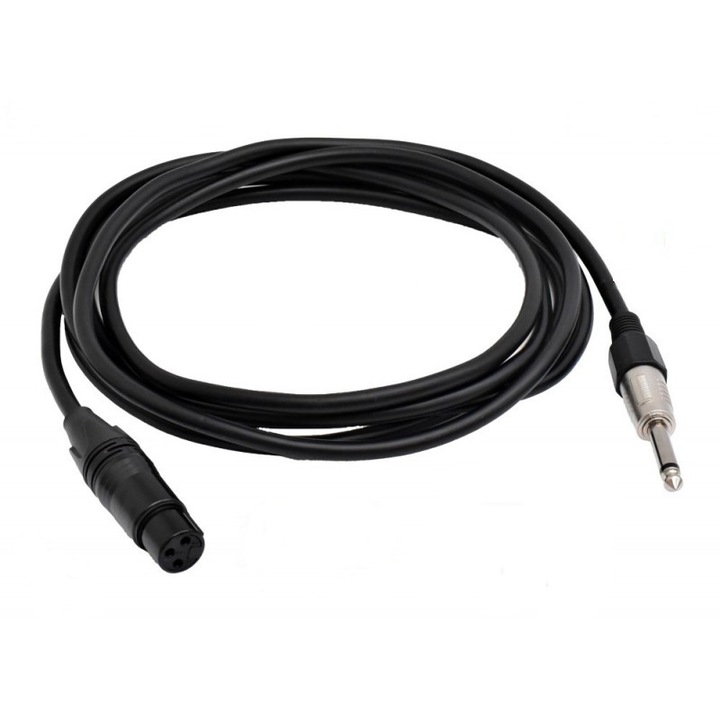 Cablu Audio Jack 6,3 tata MO – XLR Mama Prof – 6mm / 5m