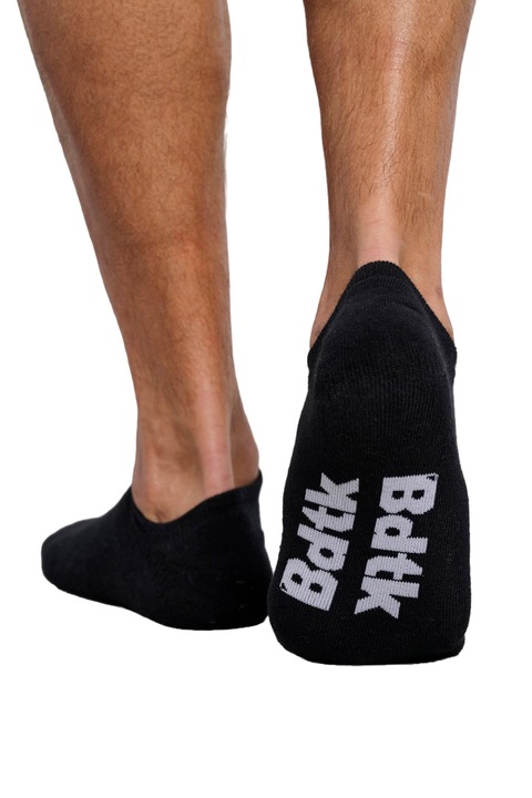 Sosete barbati, BDTK, Bumbac, Negru/Alb, 41-45 EU