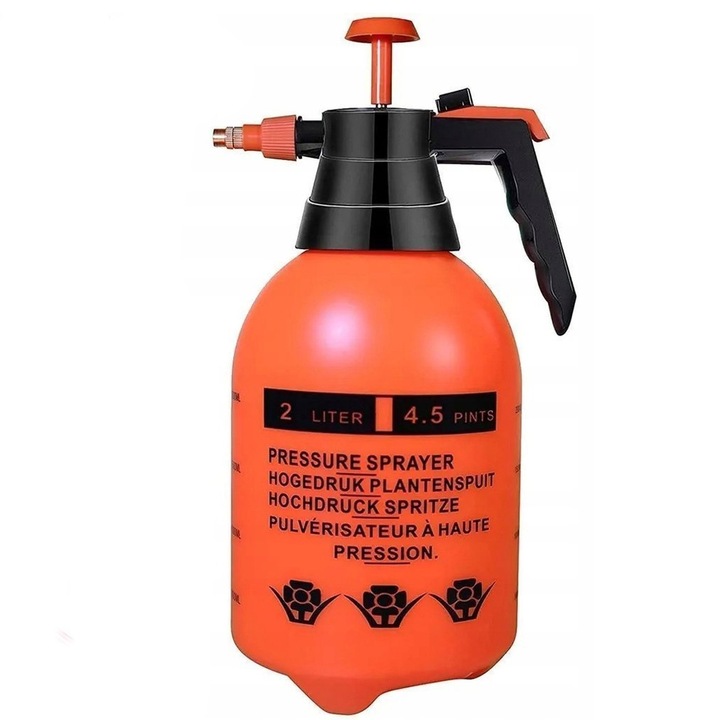 Kézi kerti permetező PrzydaSie.pl, űrtartalom 2L, állítható, könnyen használható