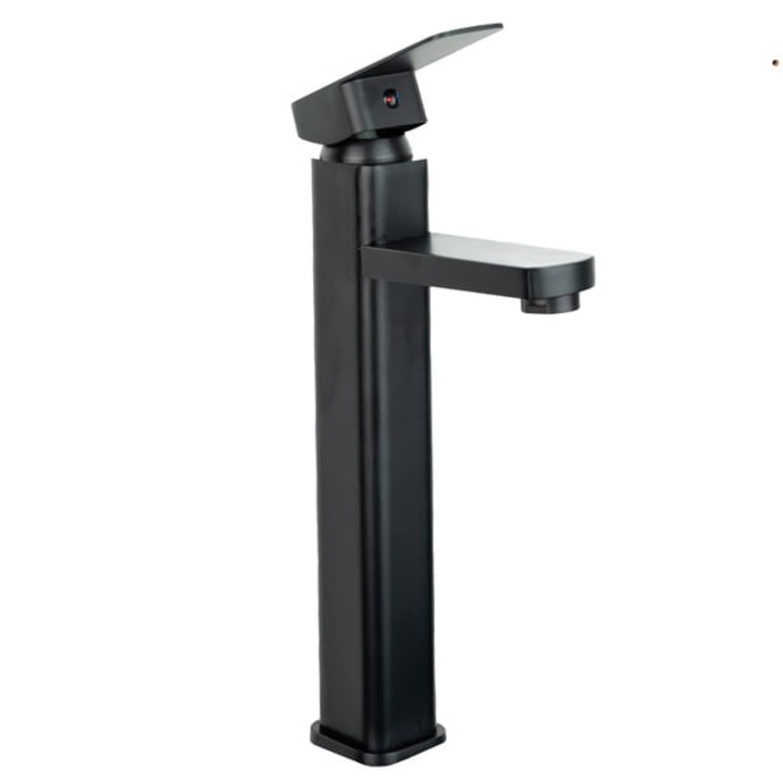 Deluxe CasaShop fürdőszobai mosdócsaptelep, sárgaréz, fényes fekete