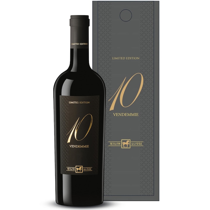 Vin Rosu Tenuta Ulisse 10 Vendemmie Limited Edition, Sec, Cutie, 1.5l