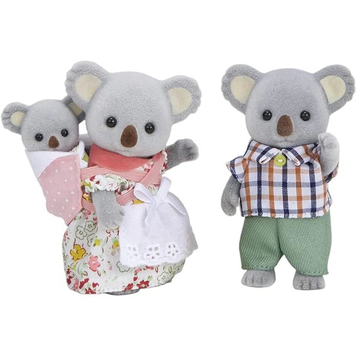 Комплект от 3 фигурки 4-8 см Sylvanian Families - Семейство мечки Коала