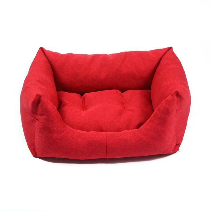 Culcus pentru caini si pisici, Xamiver Fashion Impex, Snuggle Spot dreptunghiular 53x38x24