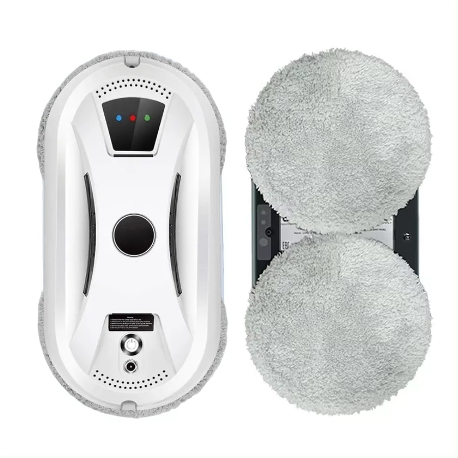 Robot autonom de curatare geamuri,5600Pa, cu telecomanda, 8 laveti, UPS, planificare inteligenta, detectie margini si anti-cazare, poate curata sticla, oglinzi, placi