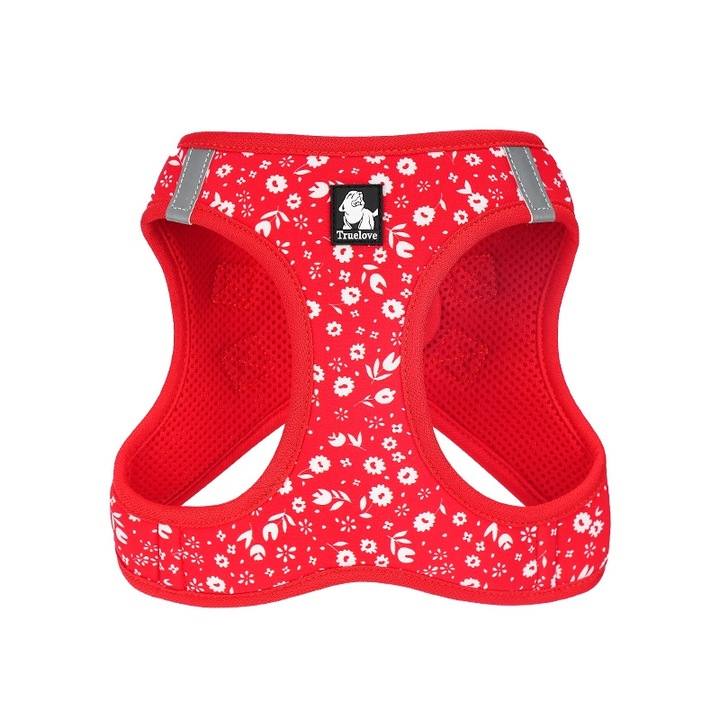 Ham tip vesta din plasa respirabila si captuseala moale, premium, marime S, rosu