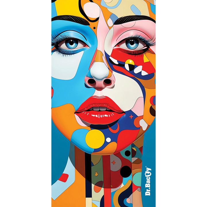 Prosop de uscare rapida cu doua fete Dr.Bacty 70x140 - Art woman