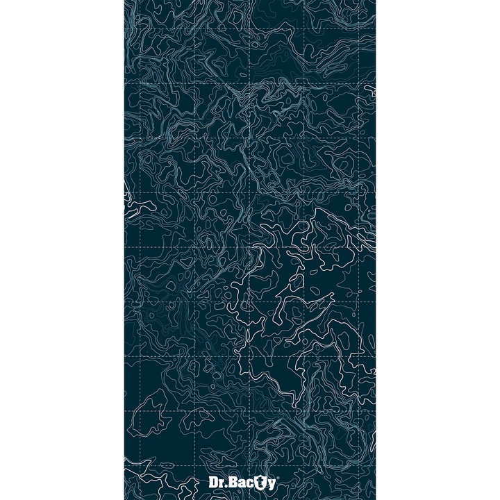 Prosop de uscare rapida cu doua fete Dr.Bacty 70x140 - Map