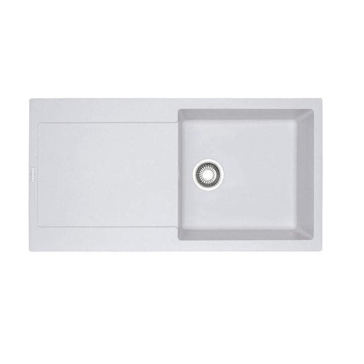 Chiuveta Franke, fragranite, 970x500 mm, reversibila, alb