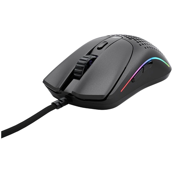 Мишка Glorious Model O 2, 26000 DPI, RGB, USB, Ultralight 68гр, 6 бутона, Ambidextrous, Черен мат