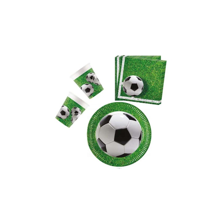 Set 36 accesorii pentru petrecerea copiilor, Fotbal
