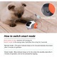 Jucarii Pentru Caini/Pisici, Jucarie Interactiva Pentru Animale De Companie Ultima Versiune Imbunatatita, Cu Modul Dual, Telecomanda/Inteligent, Reincarcabil, Joc De Fuga Si Urmarire
