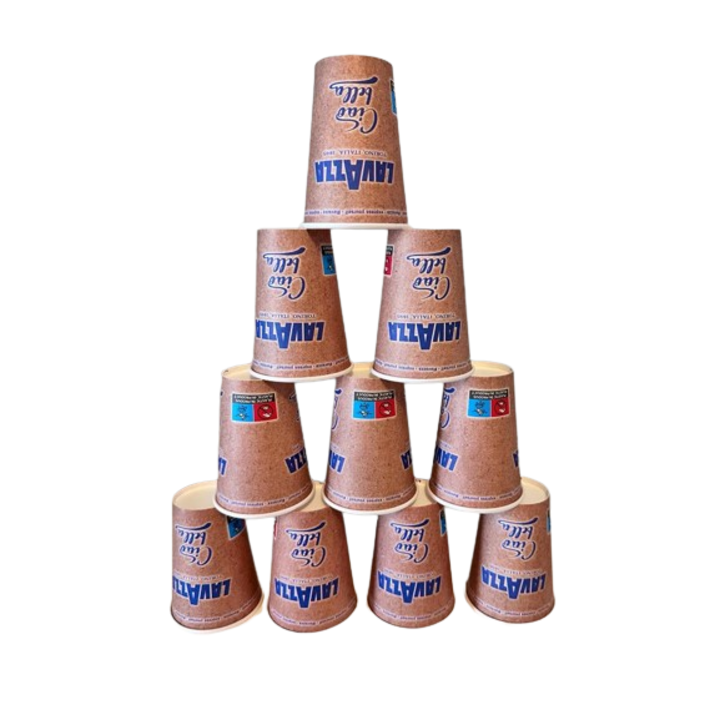 Pahare de unica folosinta din carton, 180 ml, 1 bax /2000 buc, Maro deschis