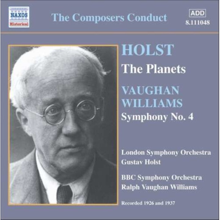 Holst/ Vaughan Williams - Composers Conduct: Planets (CD)