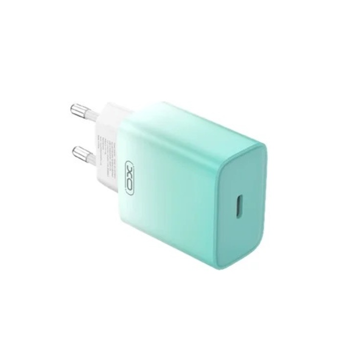 Incarcator retea XO CE18, 1xUSB-C,30W, Verde