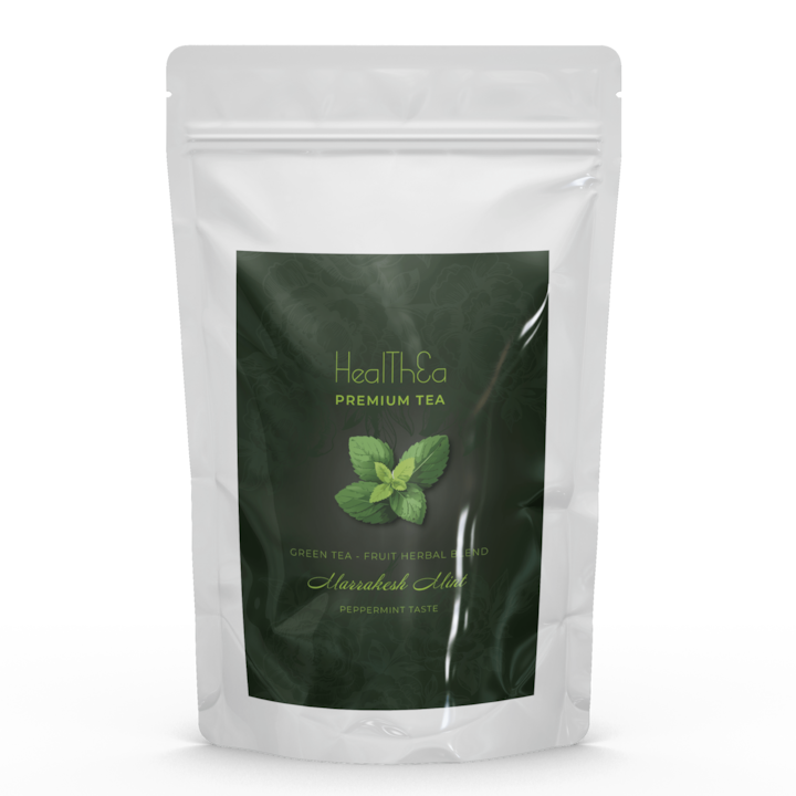 Ceai verde de plante cu menta Healthea Marrakesh Mint 100g