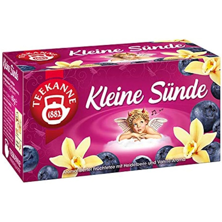 Ceai de fructe, Teekanne, Kleine Sunde Berry, Aroma fructata, Pliculete, 45 g