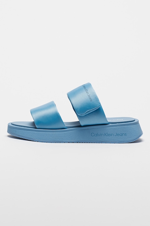 CALVIN KLEIN JEANS, Чехли с велкро, Ледено синьо, 39