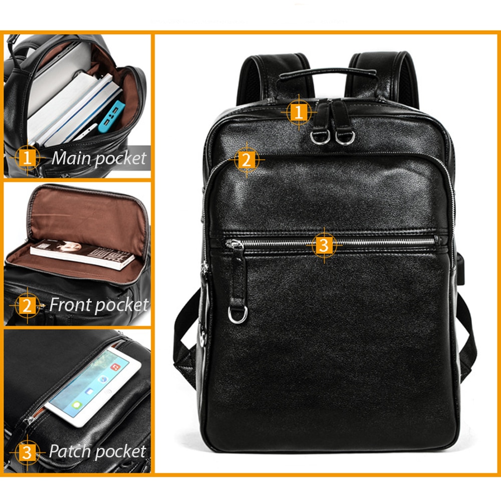Rucsac laptop, Dollcini, 14", Negru