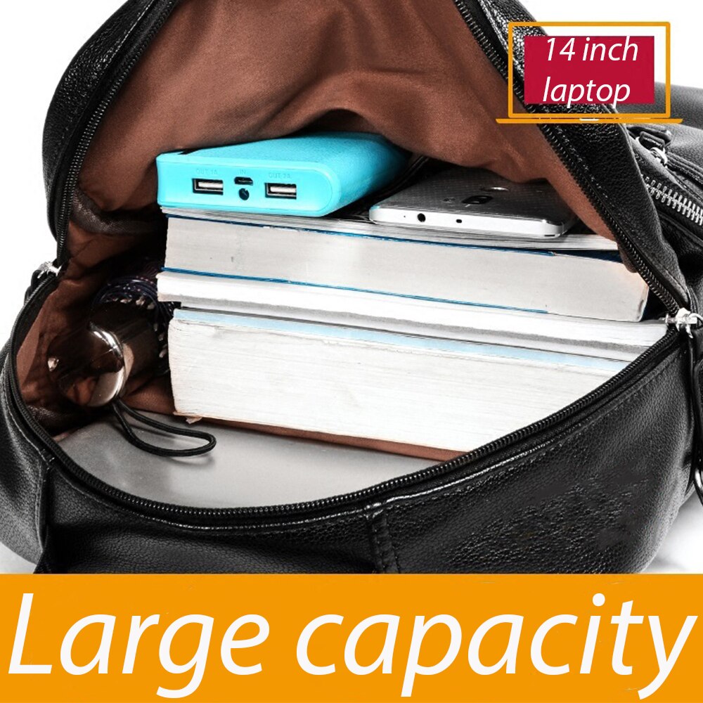 Rucsac laptop, Dollcini, 14", Negru