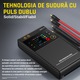 Aparat de sudura in puncte pentru acumulatori Li-ion, SWM-10, 5000 mAh, Curent de descarcare 1200A, Grosime sudura banda nichel 0.1-0.25mm Aluminiu 0.1-0.30mm, Protectie scurtcircuit, 155x82x28mm, Ecran color 1.8 Inch, Power Bank, Negru