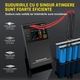 Aparat de sudura in puncte pentru acumulatori Li-ion, SWM-10, 5000 mAh, Curent de descarcare 1200A, Grosime sudura banda nichel 0.1-0.25mm Aluminiu 0.1-0.30mm, Protectie scurtcircuit, 155x82x28mm, Ecran color 1.8 Inch, Power Bank, Negru