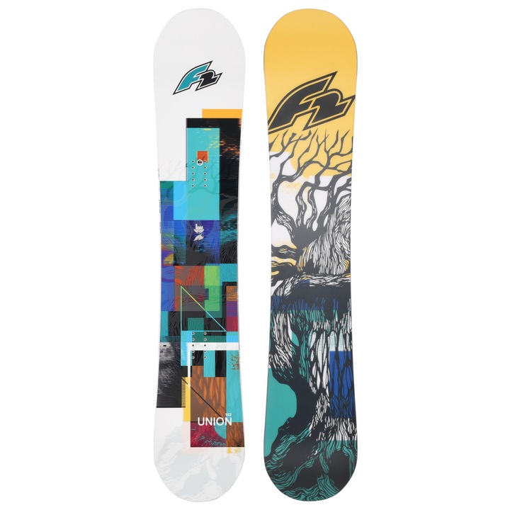 Placa Snowboard, F2, Union, multicolor, 162 cm