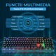 Kit Tastatura, Mouse Gaming RGB, 104 taste, cu fir, 7 culori si moduri de iluminare, Design Ergonomic, Baza metalica, Negru