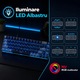 Механична клавиатура за гейминг Timebox, 60%, LED светлини, 68 клавиша, с Type-C кабел, червен превключвател, преносима, черен / сив цвят